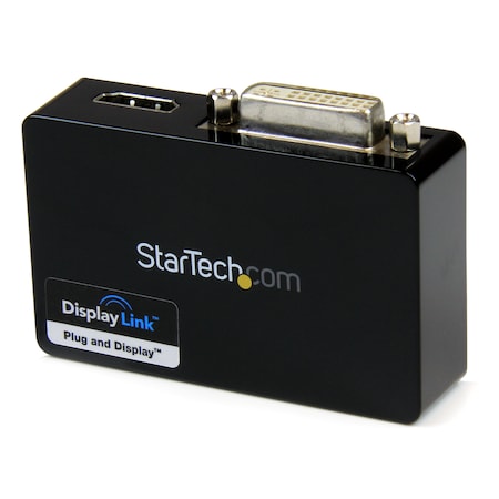 STARTECH.COM USB 3.0 to HDMI® and DVI Dual Monitor External Video Adapter USB32HDDVII